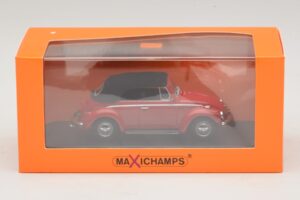 Volkswagen 1302 Cabriolet Roșu Maxichamps 1:43 940055031 Metal - imaginea 5 din 5