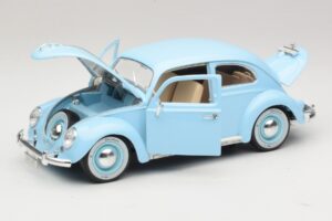 Volkswagen Beetle Albastru Bburago 1:18 3381 Metal - imaginea 2 din 8