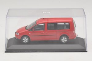 Volkswagen Caddy 2K Bus Roșu Minichamps 1:43 CADDY009 Metal - imaginea 4 din 5