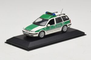 Volkswagen Golf Mk4 Variant Polizei Minichamps 1:43 430056090 Metal - imaginea 2 din 5