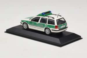 Volkswagen Golf Mk4 Variant Polizei Minichamps 1:43 430056090 Metal - imaginea 3 din 5