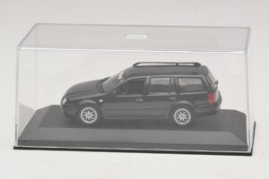 Volkswagen Golf Mk4 Variant Sport Highline BBS Edition Negru Cutie De Înlocuire Minichamps 1:43 GOLF008-R1 Metal - imaginea 4 din 5
