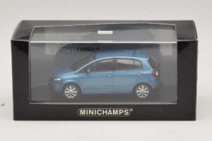 Volkswagen Golf Plus Mk5 Albastru Metalizat Cutie De Înlocuire Minichamps 1:43 GOLF02-R1 Metal - imaginea 5 din 5