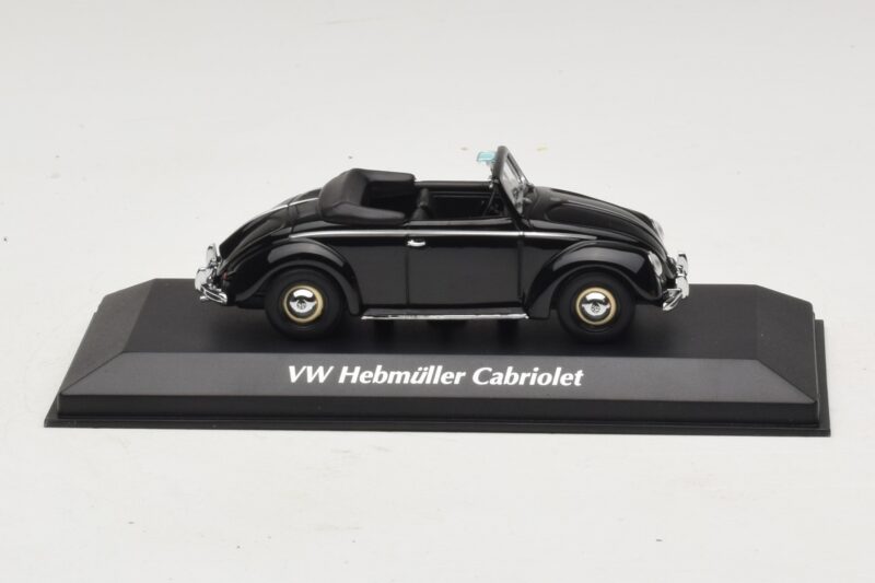 Volkswagen Hebmuller Cabriolet Negru Maxichamps 1:43 940052130 Metal