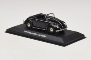 Volkswagen Hebmuller Cabriolet Negru Maxichamps 1:43 940052130 Metal - imaginea 3 din 5