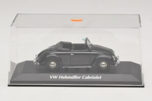 Volkswagen Hebmuller Cabriolet Negru Maxichamps 1:43 940052130 Metal - imaginea 4 din 5