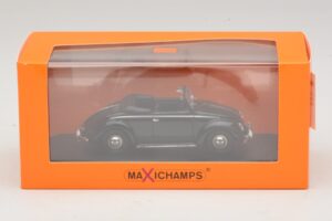 Volkswagen Hebmuller Cabriolet Negru Maxichamps 1:43 940052130 Metal - imaginea 5 din 5