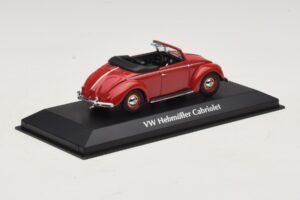 Volkswagen Hebmuller Cabriolet Roșu Maxichamps 1:43 940052131 Metal - imaginea 2 din 5