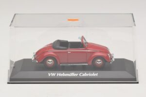 Volkswagen Hebmuller Cabriolet Roșu Maxichamps 1:43 940052131 Metal - imaginea 4 din 5