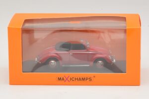 Volkswagen Hebmuller Cabriolet Roșu Maxichamps 1:43 940052131 Metal - imaginea 5 din 5
