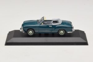 Volkswagen Karmann Ghia Cabriolet Albastru Închis Minichamps 1:43 GHIA001 Metal