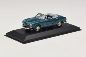 Volkswagen Karmann Ghia Cabriolet Albastru Închis Minichamps 1:43 GHIA001 Metal - imaginea 2 din 5