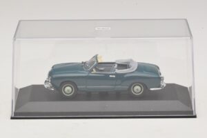 Volkswagen Karmann Ghia Cabriolet Albastru Închis Minichamps 1:43 GHIA001 Metal - imaginea 4 din 5