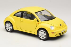 Volkswagen New Beetle A4 Galben Bburago 1:18 3302 Metal - imaginea 6 din 8