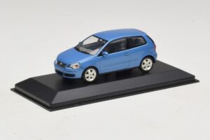 Volkswagen Polo 9N3 Albastru Minichamps 1:43 POLO001 Metal - imaginea 2 din 5