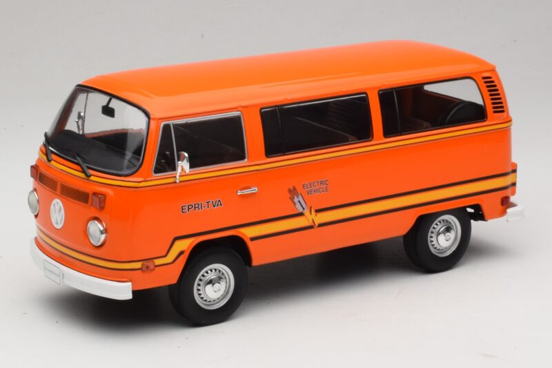 Volkswagen T2 Elektrotransporter EPRI-TVA Portocaliu IXO 1:18 U18RDC004-B Metal