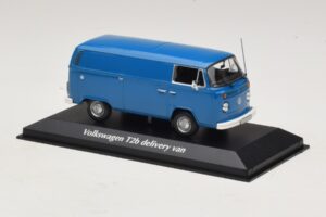 Volkswagen T2b Furgonetă De Livrare Albastru Maxichamps 1:43 940053061 Metal - imaginea 3 din 5