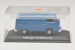 Volkswagen T2b Furgonetă De Livrare Albastru Maxichamps 1:43 940053061 Metal - imaginea 4 din 5