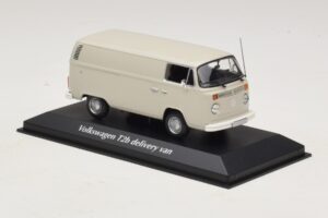 Volkswagen T2b Furgonetă De Livrare Gri Maxichamps 1:43 940053060 Metal - imaginea 3 din 5