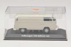 Volkswagen T2b Furgonetă De Livrare Gri Maxichamps 1:43 940053060 Metal - imaginea 4 din 5