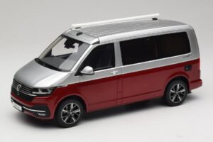 Volkswagen T6.1 California Ocean Tornado Red / Reflex Silver Otto 1:18 Volkswagen T6.1 California Ocean Tornado Red / Reflex Silver Otto 1:18 OT1342 Rășină