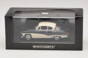 Wartburg A311 Albastru Închis Alb Minichamps 1:43 WARBURG001 Metal - imaginea 5 din 5